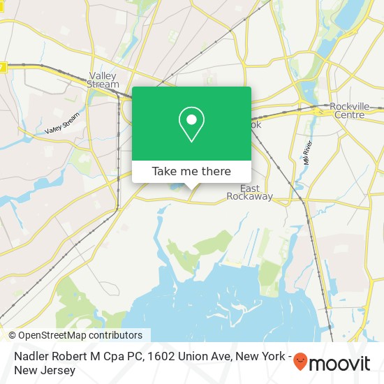 Nadler Robert M Cpa PC, 1602 Union Ave map