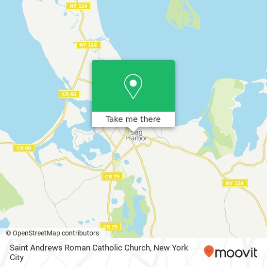 Saint Andrews Roman Catholic Church map