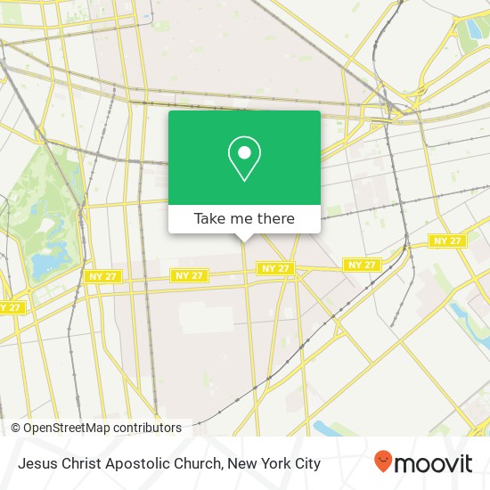 Mapa de Jesus Christ Apostolic Church