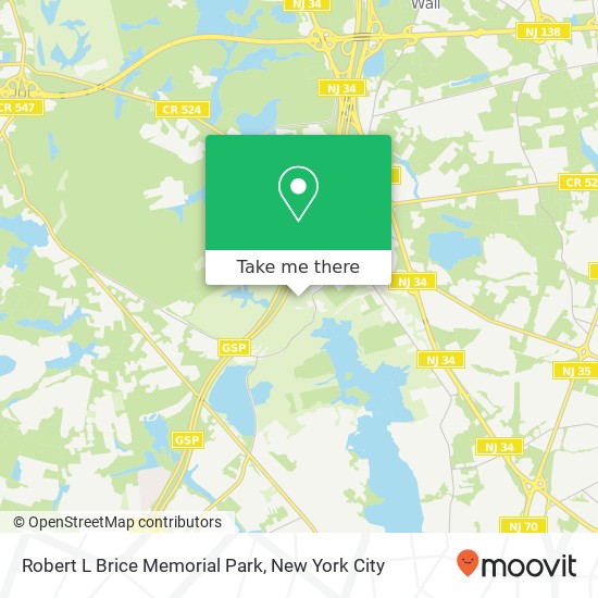 Robert L Brice Memorial Park map