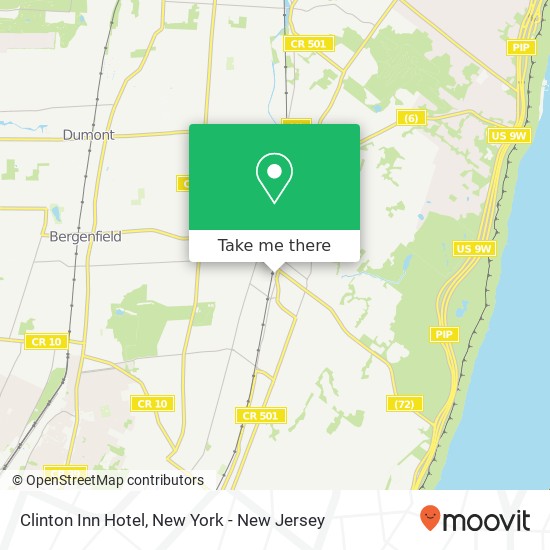 Mapa de Clinton Inn Hotel