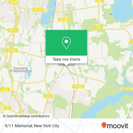 Mapa de 9/11 Memorial