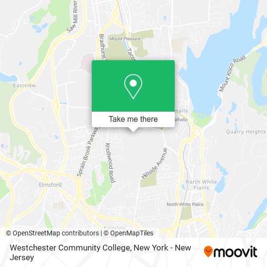 How to get to Westchester Community College in Elmsford, Ny by Bus