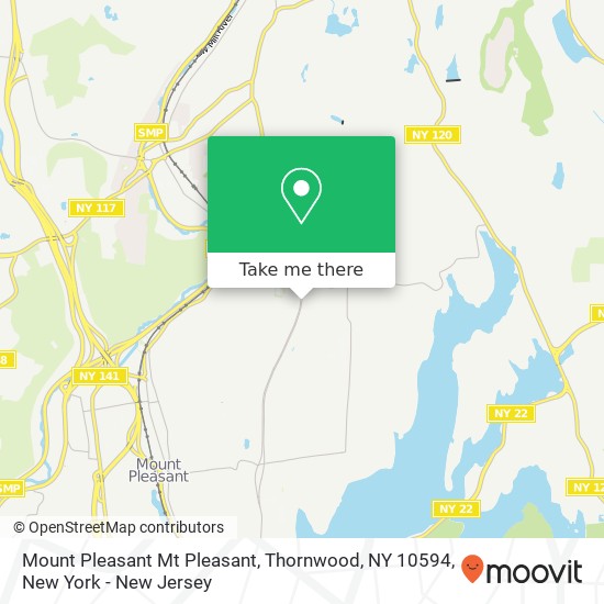 Mapa de Mount Pleasant Mt Pleasant, Thornwood, NY 10594