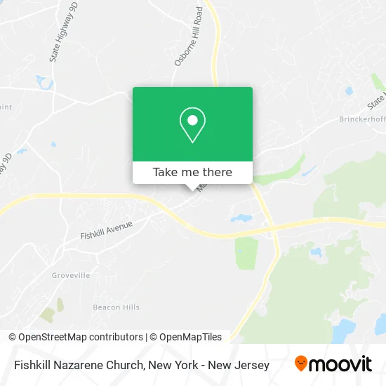 Fishkill Nazarene Church map