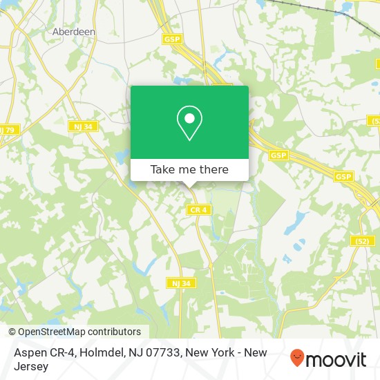 Aspen CR-4, Holmdel, NJ 07733 map