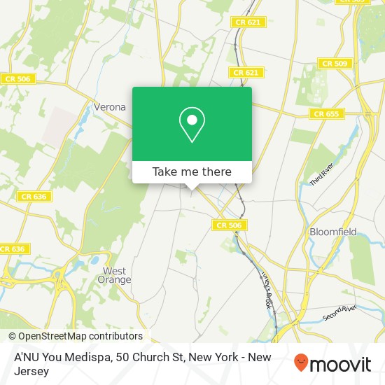 Mapa de A'NU You Medispa, 50 Church St