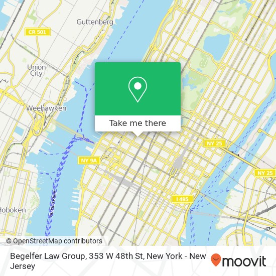 Begelfer Law Group, 353 W 48th St map