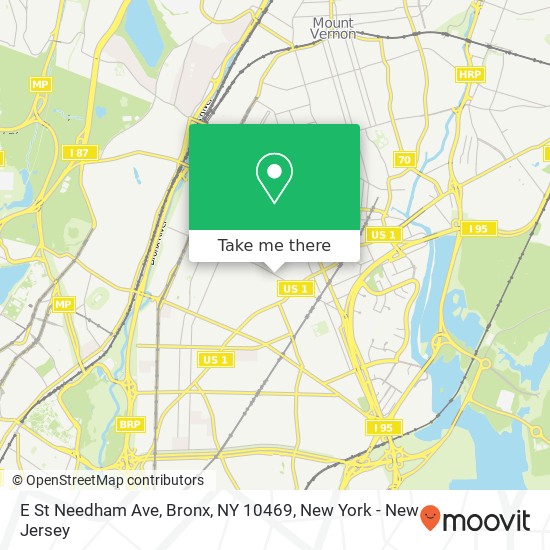 E St Needham Ave, Bronx, NY 10469 map