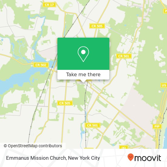 Emmanus Mission Church map