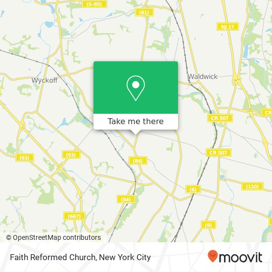Faith Reformed Church map