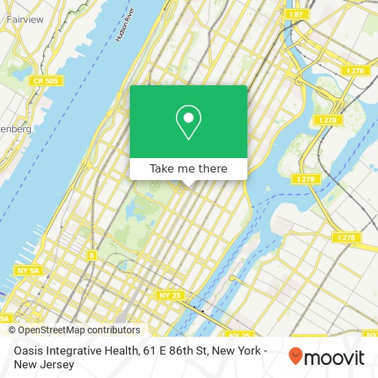 Oasis Integrative Health, 61 E 86th St map