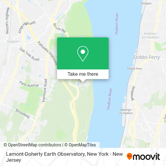 Lamont-Doherty Earth Observatory map