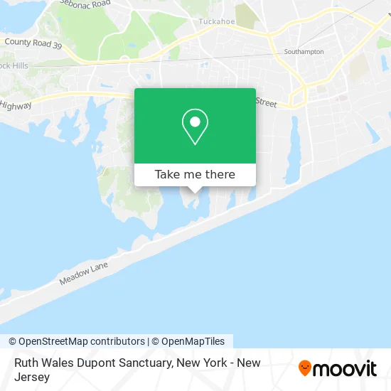 Ruth Wales Dupont Sanctuary map