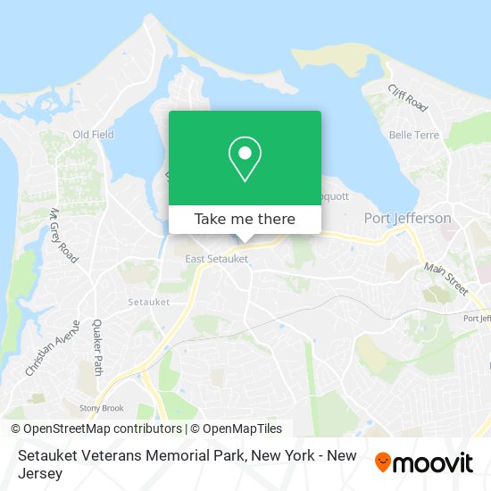 Mapa de Setauket Veterans Memorial Park