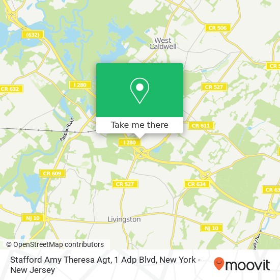 Mapa de Stafford Amy Theresa Agt, 1 Adp Blvd
