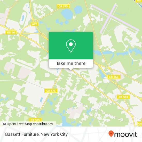 Bassett Furniture map