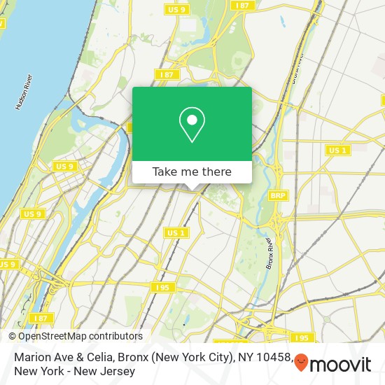 Marion Ave & Celia, Bronx (New York City), NY 10458 map