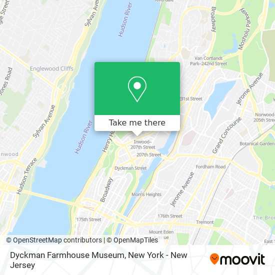 Mapa de Dyckman Farmhouse Museum