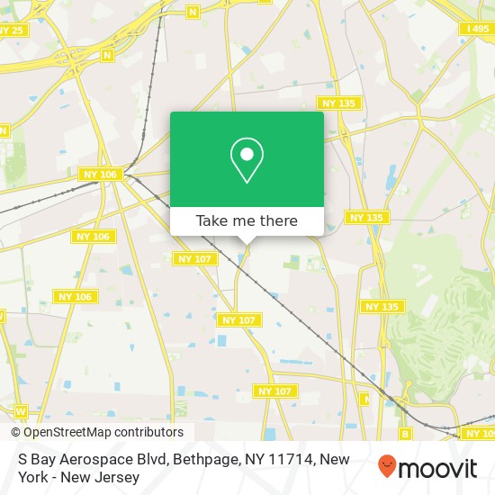 S Bay Aerospace Blvd, Bethpage, NY 11714 map