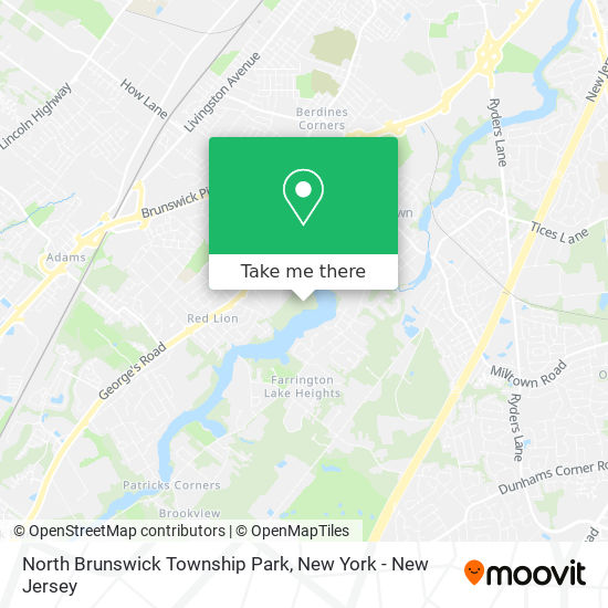 North Brunswick Township Park map