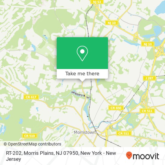 RT-202, Morris Plains, NJ 07950 map