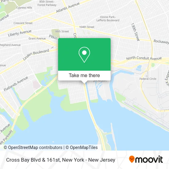 Cross Bay Blvd & 161st map