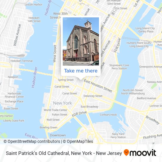 Saint Patrick's Old Cathedral map