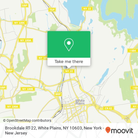 Brookdale RT-22, White Plains, NY 10603 map