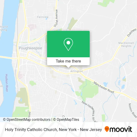 Holy Trinity Catholic Church map