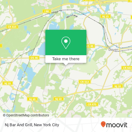 Mapa de Nj Bar And Grill