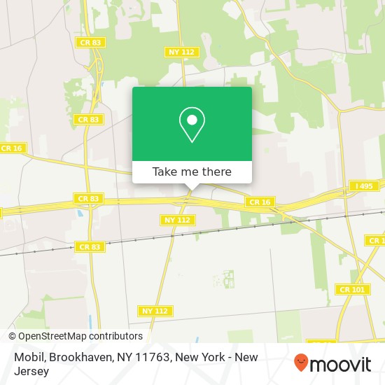 Mapa de Mobil, Brookhaven, NY 11763