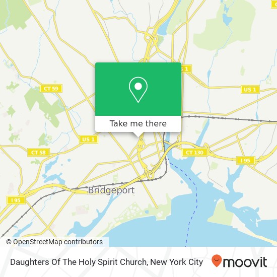 Daughters Of The Holy Spirit Church map