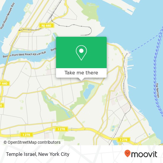 Mapa de Temple Israel