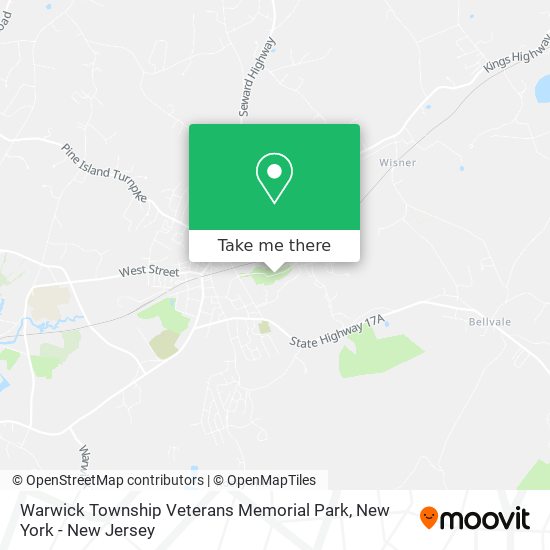 Mapa de Warwick Township Veterans Memorial Park