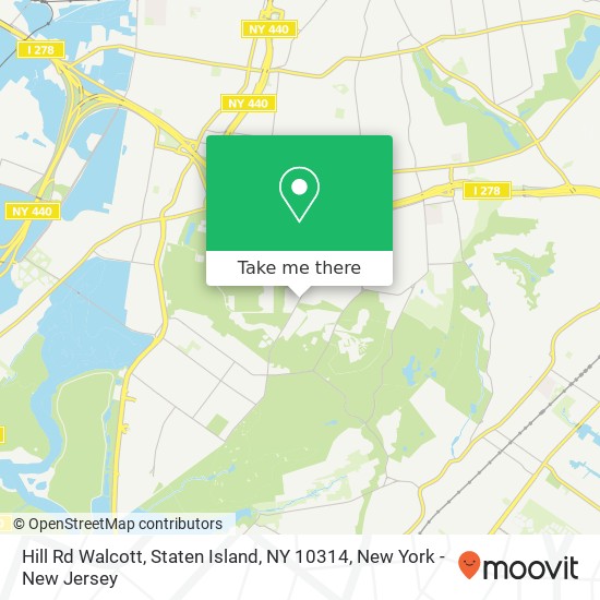 Hill Rd Walcott, Staten Island, NY 10314 map