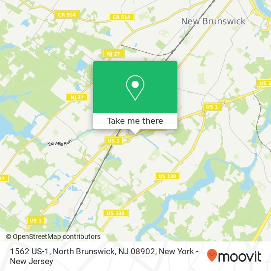 1562 US-1, North Brunswick, NJ 08902 map