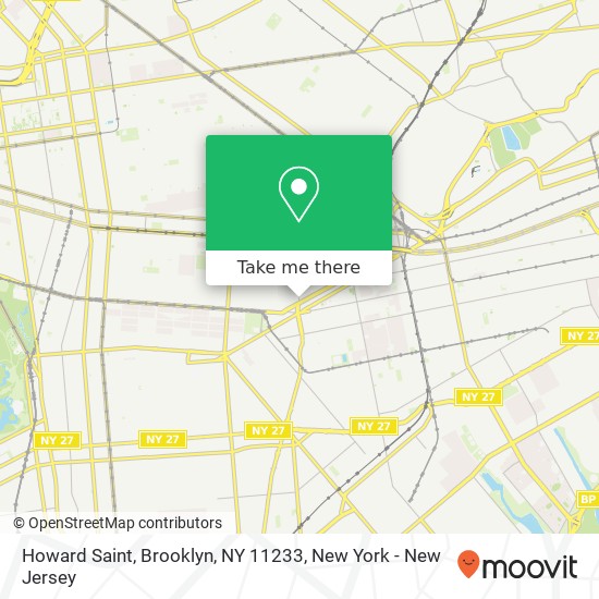 Howard Saint, Brooklyn, NY 11233 map