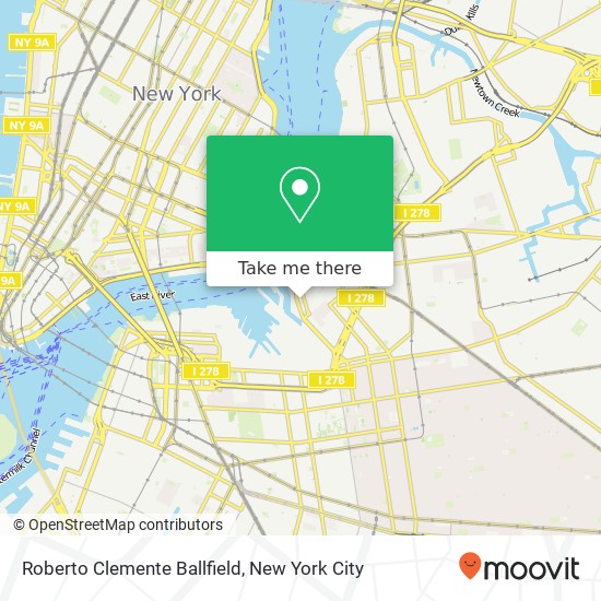 Mapa de Roberto Clemente Ballfield
