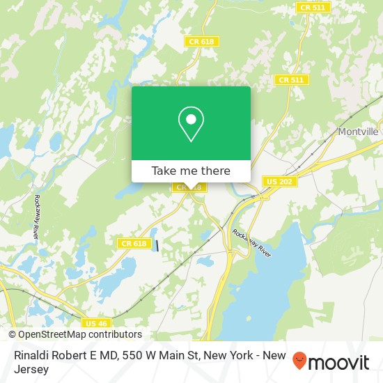 Rinaldi Robert E MD, 550 W Main St map