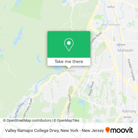 Valley Ramapo College Drwy map