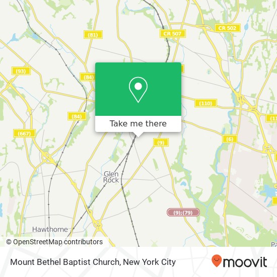 Mount Bethel Baptist Church map