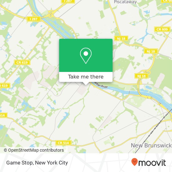 Mapa de Game Stop