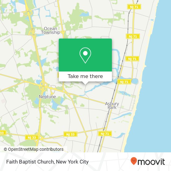 Faith Baptist Church map