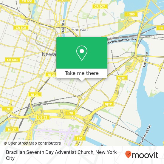 Mapa de Brazilian Seventh Day Adventist Church