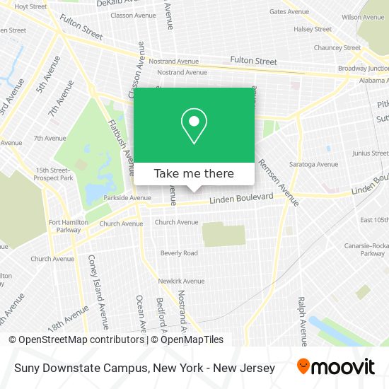 Suny Downstate Campus map