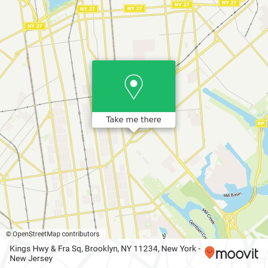 Kings Hwy & Fra Sq, Brooklyn, NY 11234 map