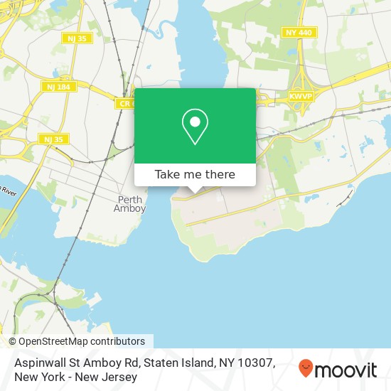 Aspinwall St Amboy Rd, Staten Island, NY 10307 map