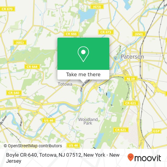 Boyle CR-640, Totowa, NJ 07512 map