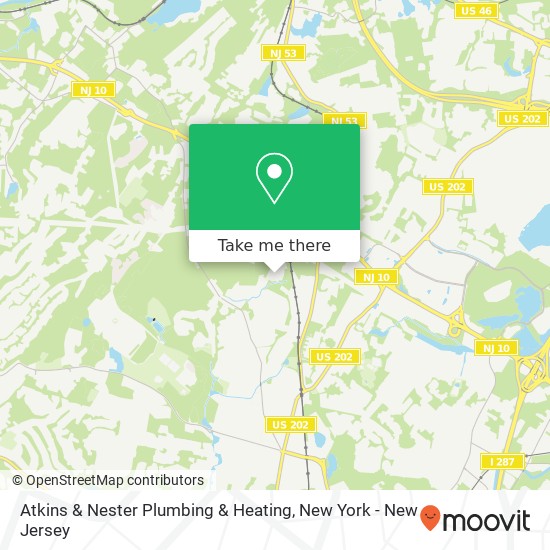 Atkins & Nester Plumbing & Heating map